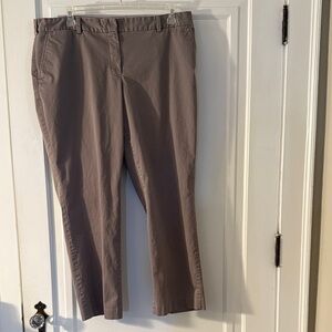 Lands' End Women's grey Straight Leg Pants